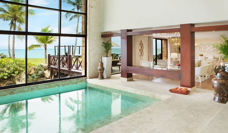 SANCTUARY CAP CANA - CASTLE SUITE ONE BEDROOM INDOOR PLUNGE POOL
